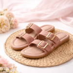 Soft Cushion Buckle Flats